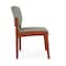 Lesro Lenox Armless Guest Chair, 22.5 in W 26 in L 31.5 in H LW1102 - alternate 3